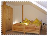 Schlafzimmer der Ferienwohnung Seestern